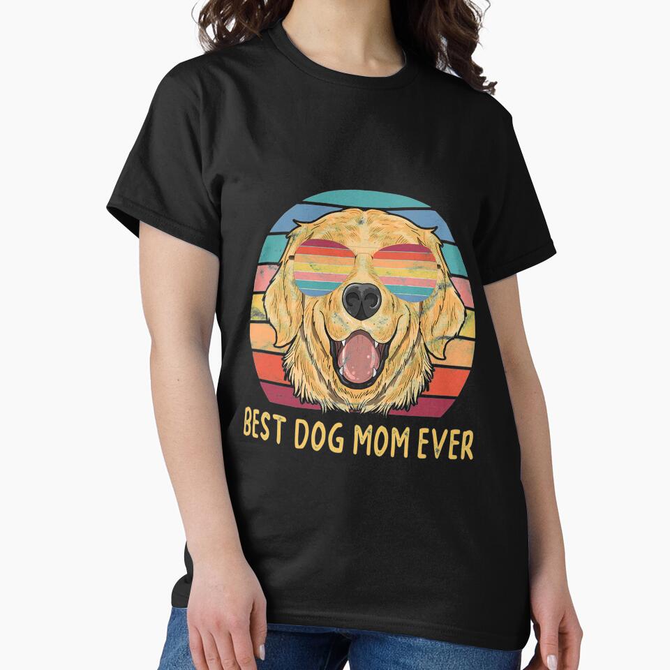 Best Golden Retriever Dog Mom Ever Gift Pullover by NiceStore095 T-Shirts, Hoodie, Sweatshirt | BlankRebels.com (Image 2)