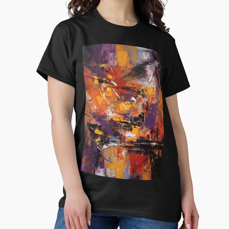 Abstract Purple Red Yellow Painting by pauloss T-Shirts, Hoodie, Sweatshirt | BlankRebels.com (Image 2)