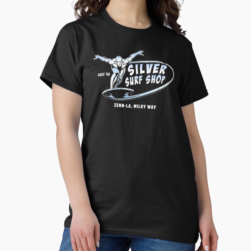 Silver Surf Shop by Lost In Shirts Hoodie, Sweatshirt | BlankRebels.com (Image 2)