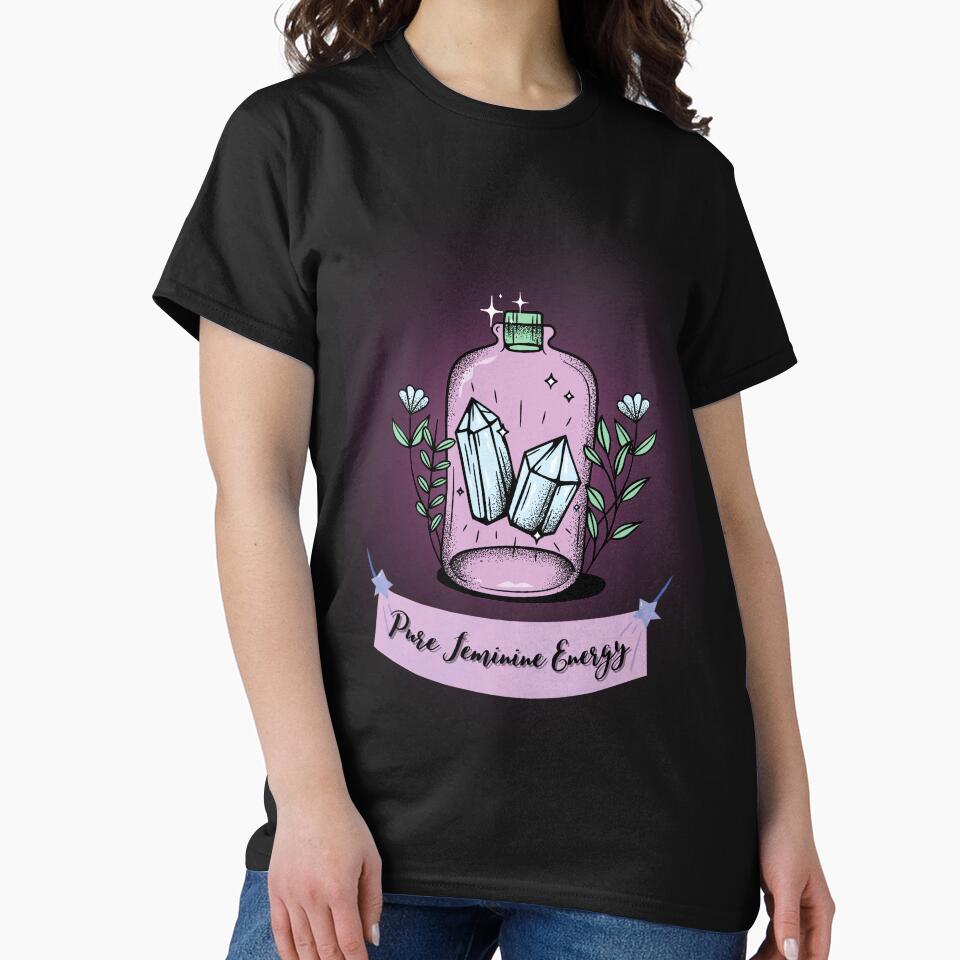 Pure Feminine Energy by Moss and Myth T-Shirts, Hoodie, Sweatshirt | BlankRebels.com (Image 2)