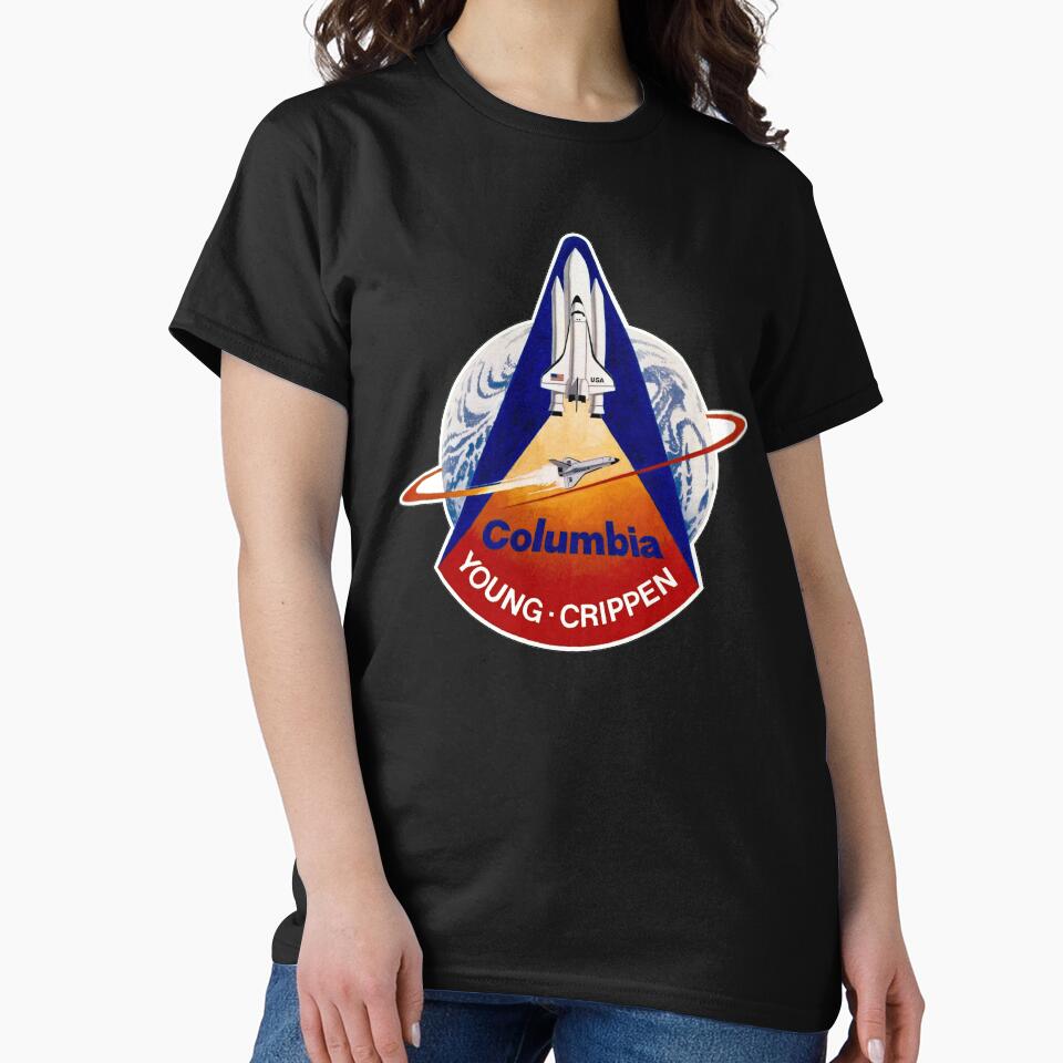 Space Shuttle Columbia STS-1 NASA Young Crippen by jutulen T-Shirts, Hoodie, Sweatshirt | BlankRebels.com (Image 2)