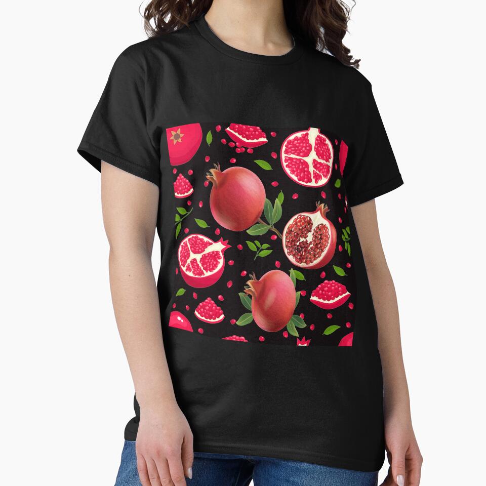 pomegranate pattern by virilamissa T-Shirts, Hoodie, Sweatshirt | BlankRebels.com (Image 2)