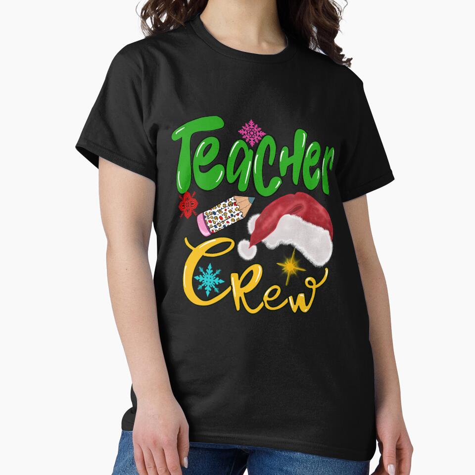 Christmas Teacher Crew by dalypdesign T-Shirts, Hoodie, Sweatshirt | BlankRebels.com (Image 2)