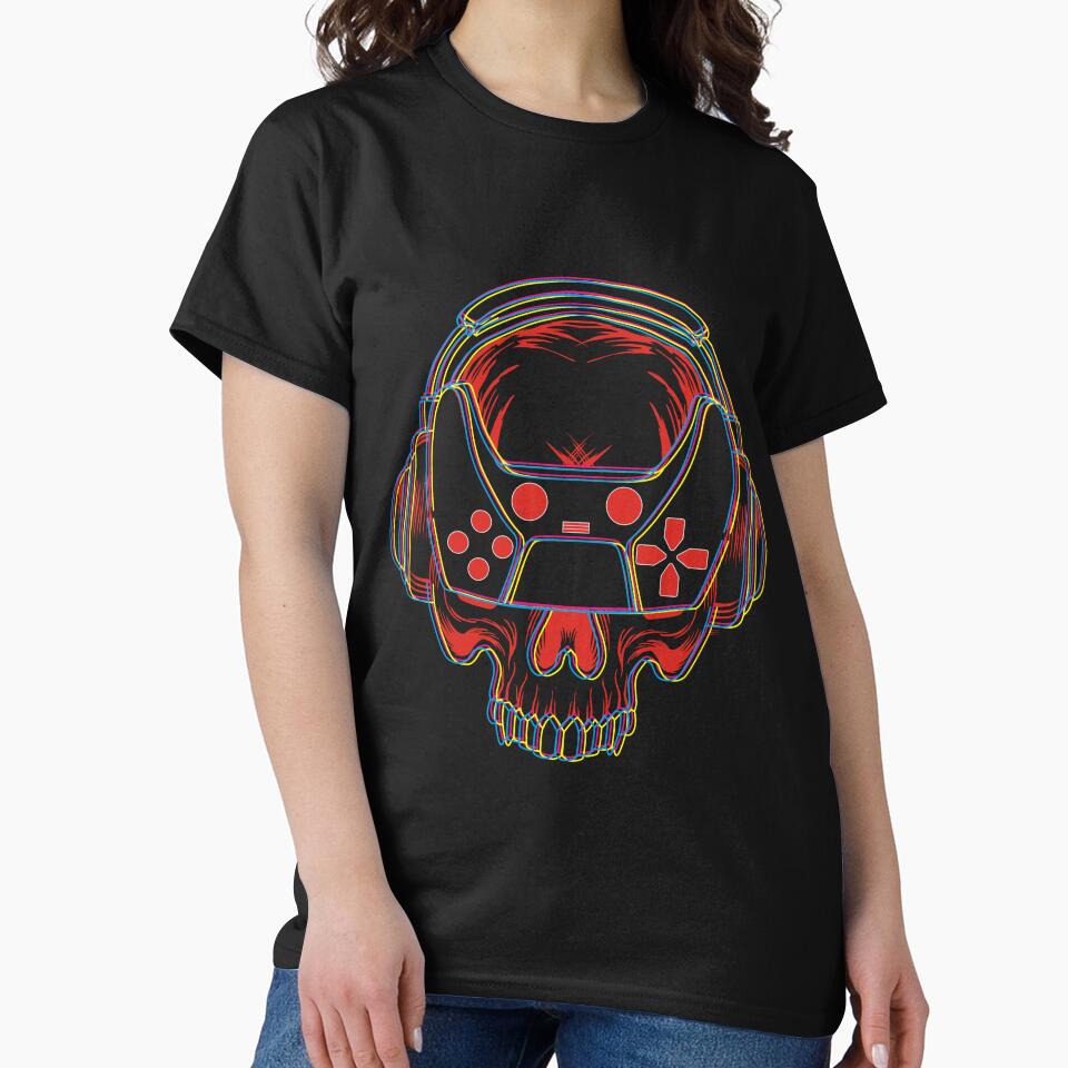 SKULL GAMER by AZMTH T-Shirts, Hoodie, Sweatshirt | BlankRebels.com (Image 2)