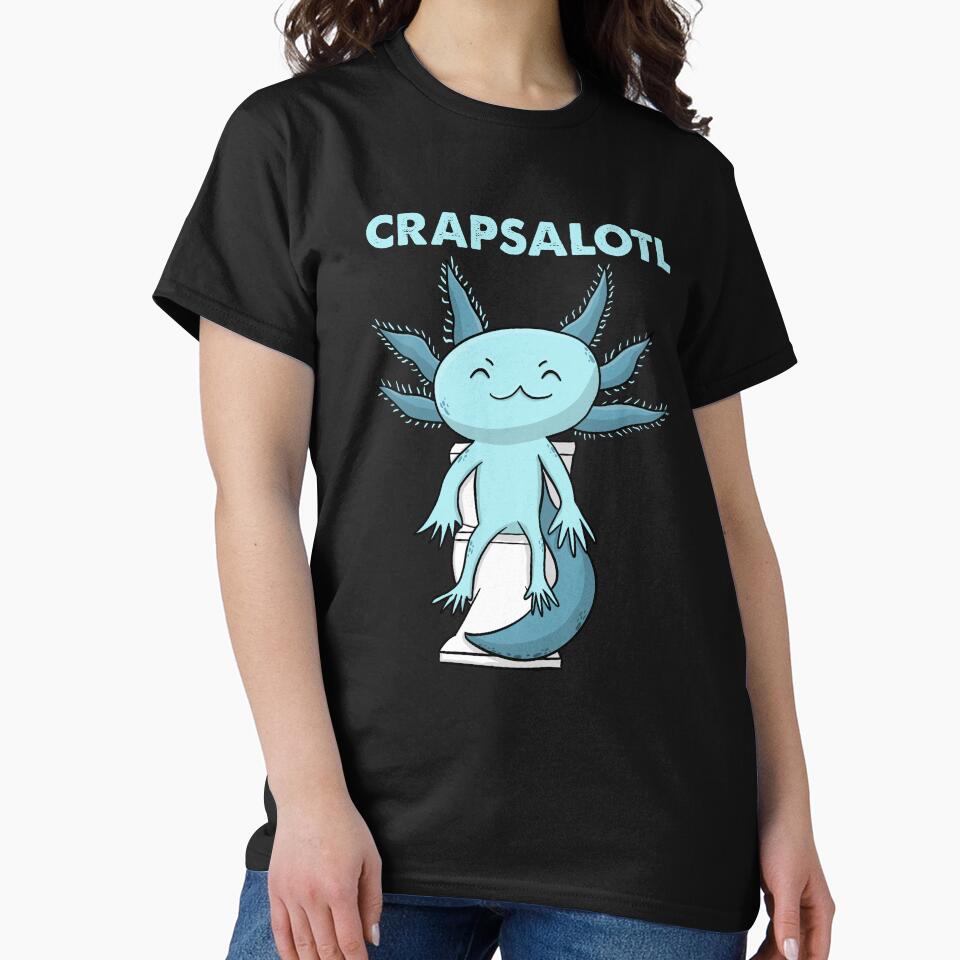 Funny axolotl by teeartforyou T-Shirts, Hoodie, Sweatshirt | BlankRebels.com (Image 2)