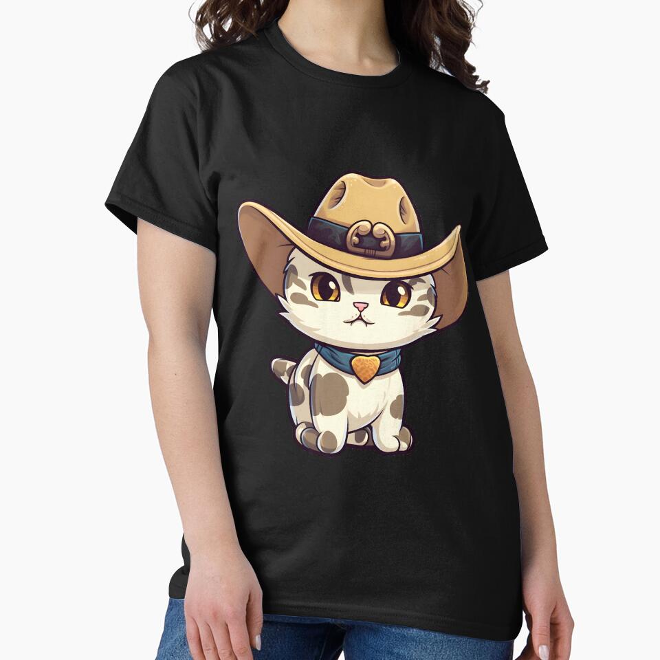 Cute Cowboy Cat by Zoondertt T-Shirts, Hoodie, Sweatshirt | BlankRebels.com (Image 2)
