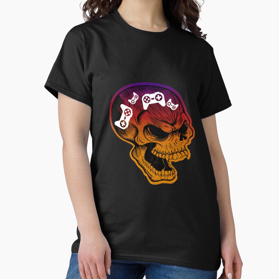 Skull Gaming In Skull Skull Gift by AxzoGerman T-Shirts, Hoodie, Sweatshirt | BlankRebels.com (Image 2)