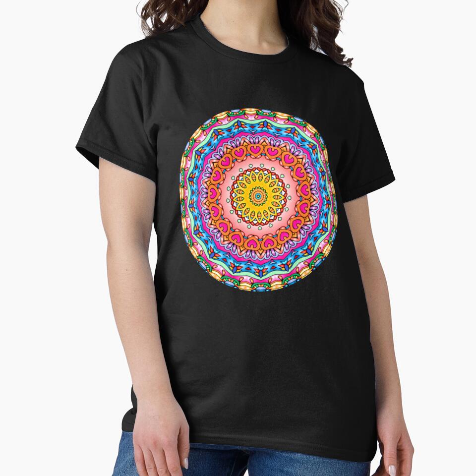 Pristine Droplet Mandala by Blu Happiness T-Shirts, Hoodie, Sweatshirt | BlankRebels.com (Image 2)
