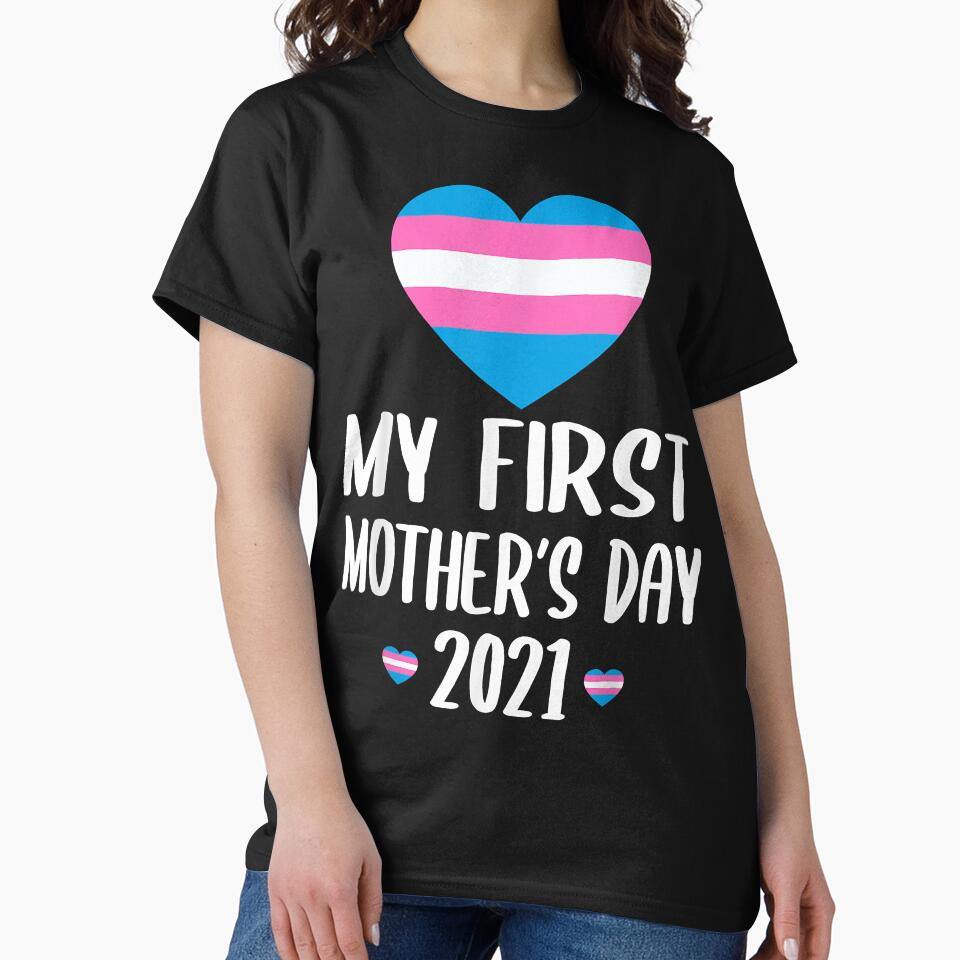 My First Mothers Day 2021 Transgender Heart LGBT Pride by IrvingMorales T-Shirts, Hoodie, Sweatshirt (Image 2)