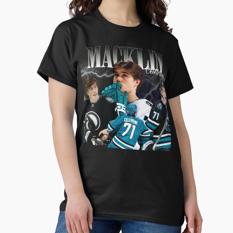 Macklin Celebrini Vintage T-Shirt by TeddyHyuck Hoodie, Sweatshirt | BlankRebels.com (Image 2)