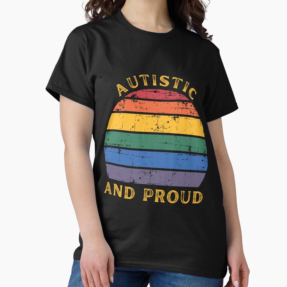 Autistic and proud by DisabiliTees T-Shirts, Hoodie, Sweatshirt | BlankRebels.com (Image 2)