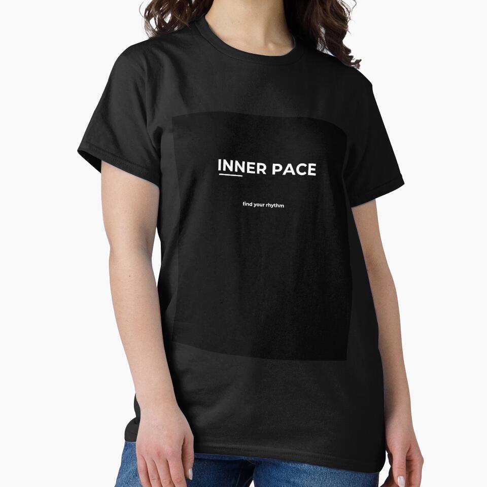 Inner Pace Minimal Typography Design by Innerpacestudio T-Shirts, Hoodie, Sweatshirt | BlankRebels.com (Image 2)
