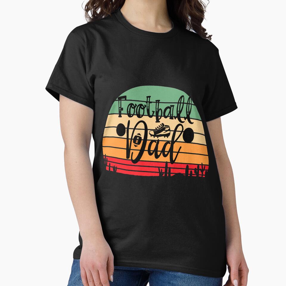Football Dad vintage: Funny shirt for football lovers. by fajali master Hoodie, Sweatshirt | BlankRebels.com (Image 2)
