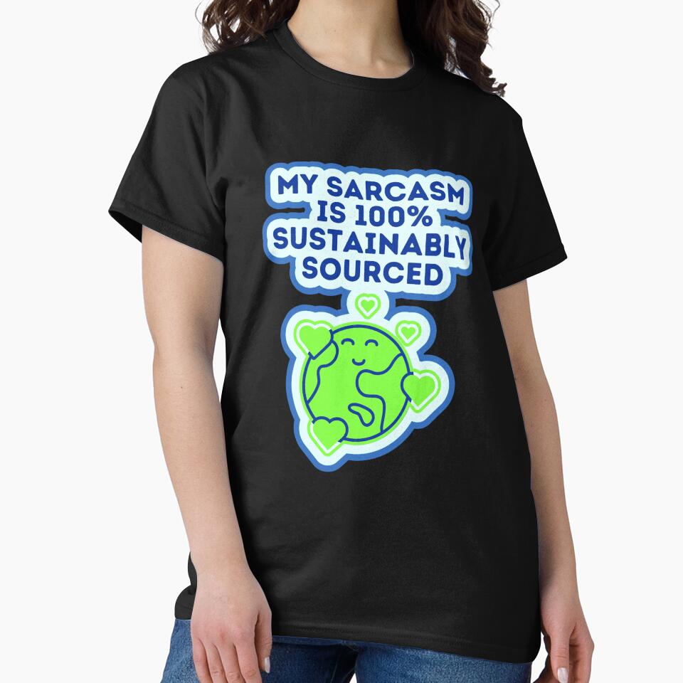 Sarcasm 70s Style Sarcastic Person by Renata Illustrata T-Shirts, Hoodie, Sweatshirt | BlankRebels.com (Image 2)