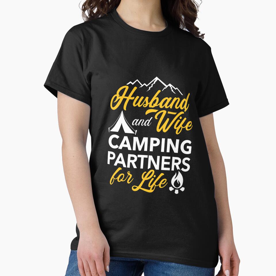 Husband and wife camping partners for life by EdwardSamuels T-Shirts, Hoodie, Sweatshirt | BlankRebels.com (Image 2)