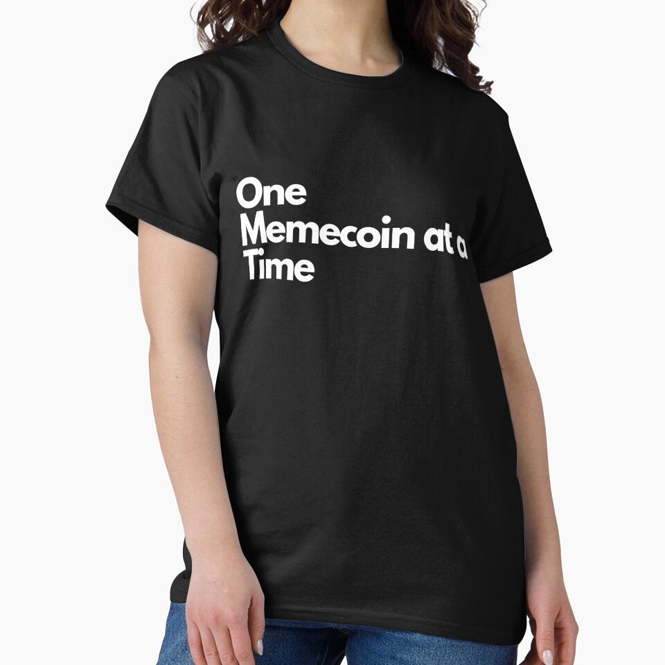 One Memecoin at a Time by Memecoins Store T-Shirts, Hoodie, Sweatshirt | BlankRebels.com (Image 2)