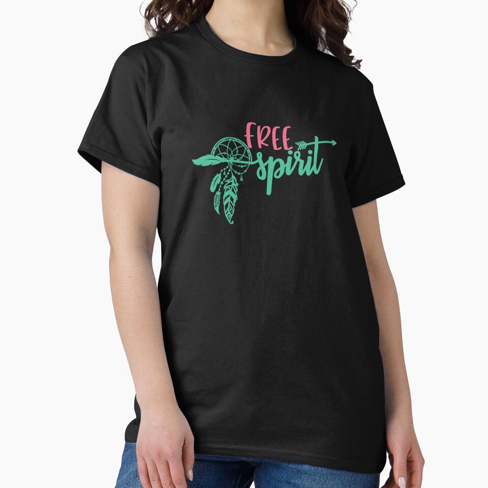Free Spirit Hippie Boho Vibes Boho Chic by ThreadsNouveau T-Shirts, Hoodie, Sweatshirt | BlankRebels.com (Image 2)