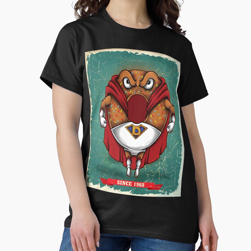 Superhero Donut Trading Card Foodie by ProjectX23 T-Shirts, Hoodie, Sweatshirt | BlankRebels.com (Image 2)