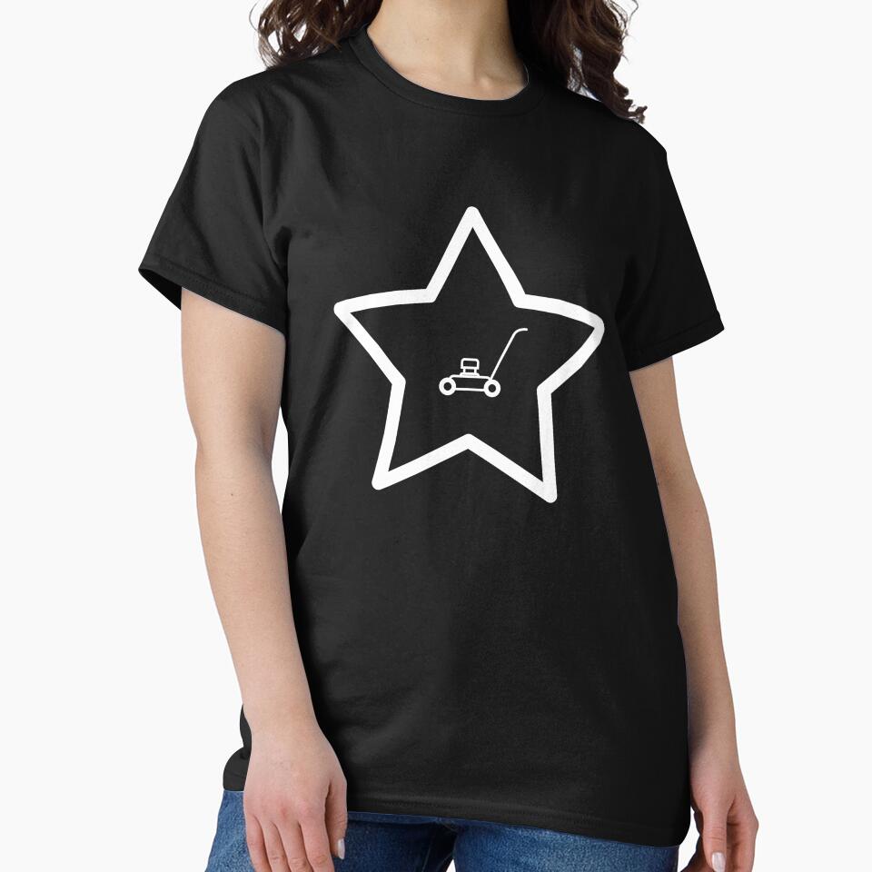 LAWN MOWER STAR DAD in white by JohnnyKidd