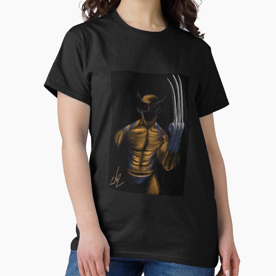 Aggression (Wolverine) - with background by TheArtOfChaz T-Shirts, Hoodie, Sweatshirt | BlankRebels.com (Image 2)