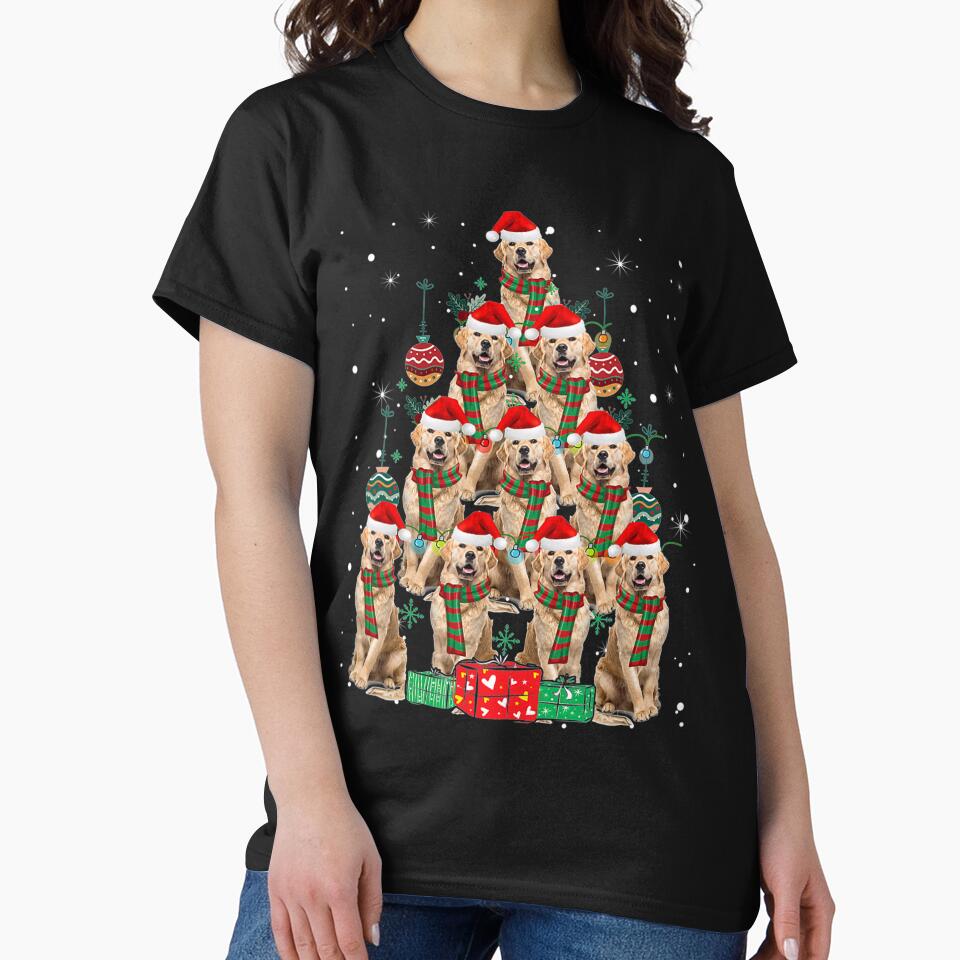 Christmas Tree Dog - Golden Retriever by NiceStore095 T-Shirts, Hoodie, Sweatshirt | BlankRebels.com (Image 2)