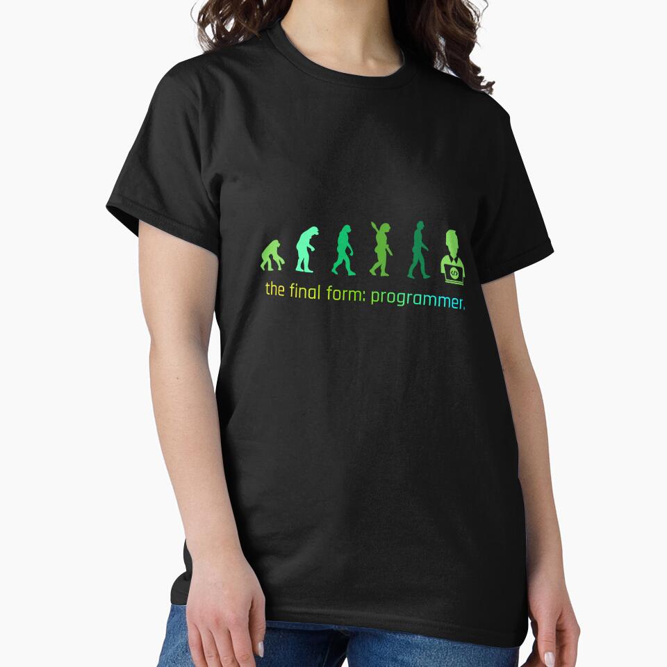 Programmer Evolution Coding Developer Silhouette by PixeleWhisper T-Shirts, Hoodie, Sweatshirt | BlankRebels.com (Image 2)