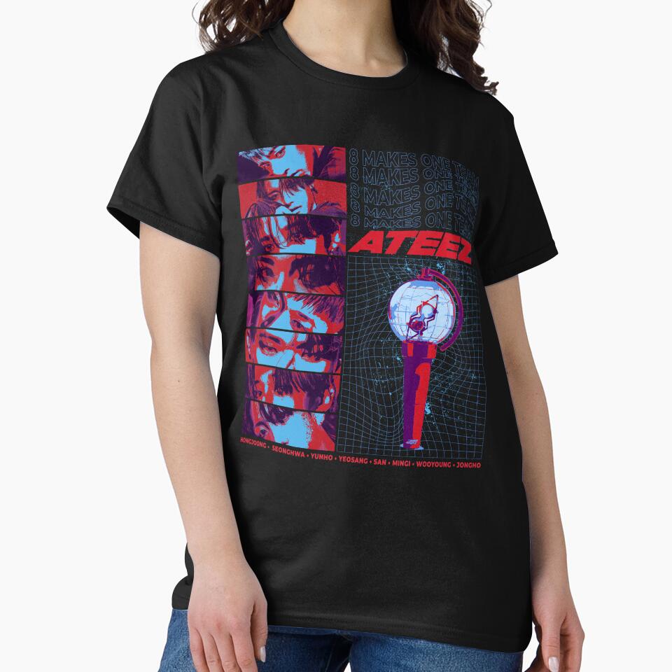 Ateez OT8 Retro Streetwear Inspired T-Shirts, Hoodie, Sweatshirt