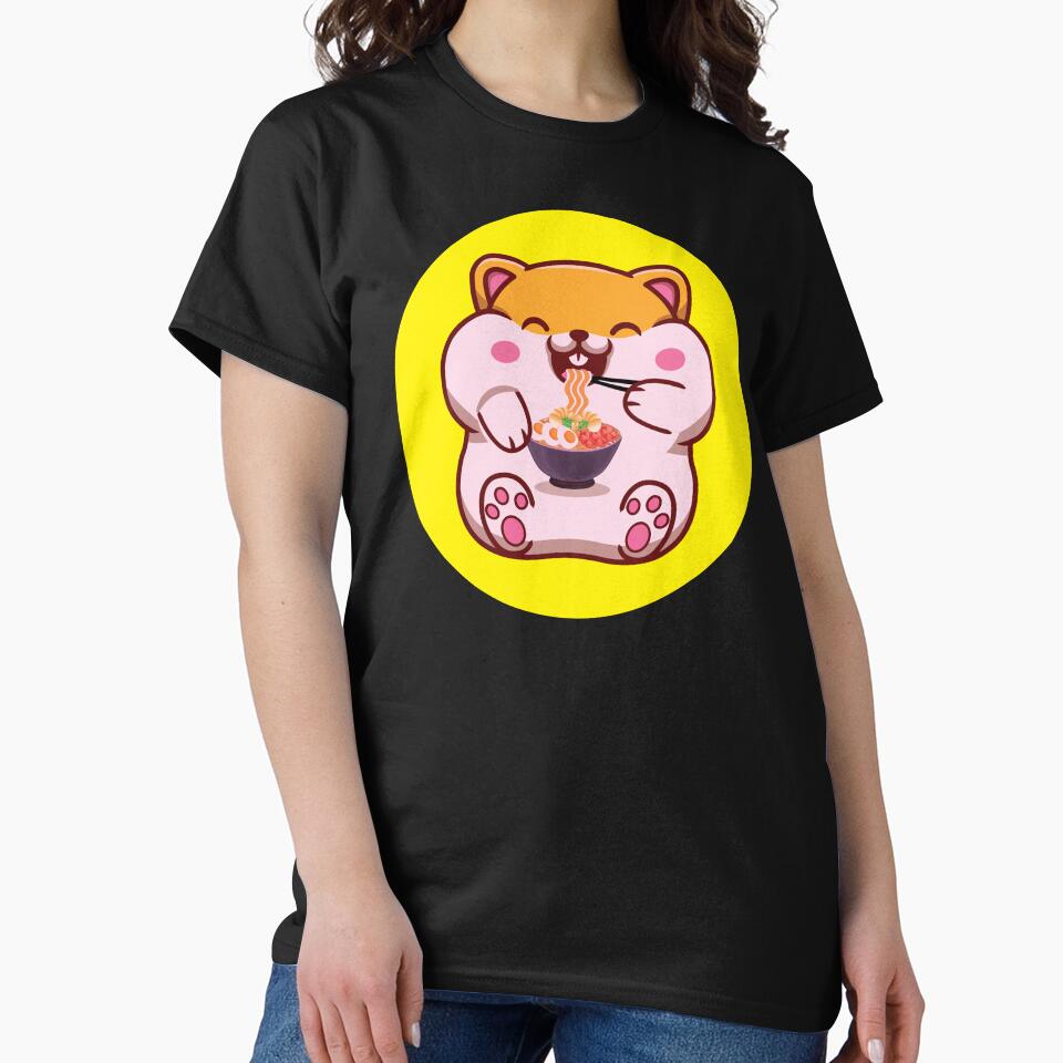 Kawaii Eat Ramen Anime Funny T-Shirts, Hoodie, Sweatshirt
