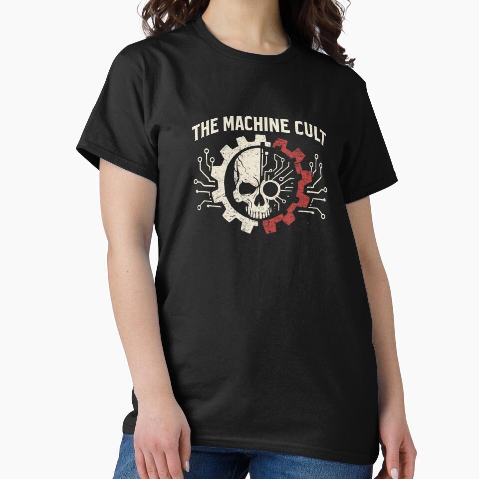 Mechanicus Skull w/ Typography (Style 2) by Syzygy Designs T-Shirts, Hoodie, Sweatshirt | BlankRebels.com (Image 2)