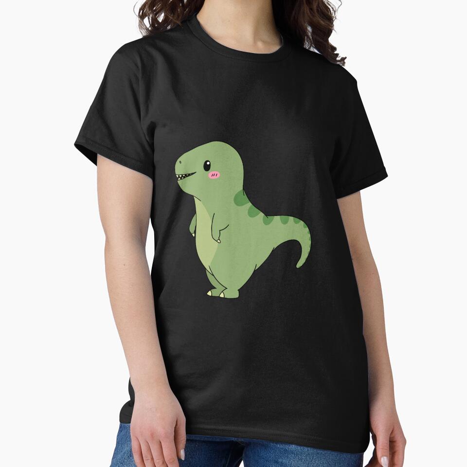 Cute Kawaii Chonky Chibi Funny Dinosaur Lover #2 by Annisa Yuwanda T-Shirts, Hoodie, Sweatshirt | BlankRebels.com (Image 2)