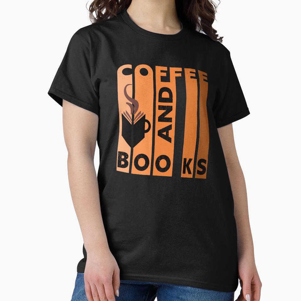 coffee and books by virilamissa T-Shirts, Hoodie, Sweatshirt | BlankRebels.com (Image 2)