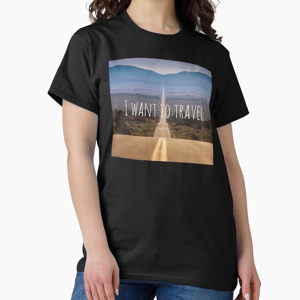 I Want To Travel by DoodleDashCollective T-Shirts, Hoodie, Sweatshirt | BlankRebels.com (Image 2)