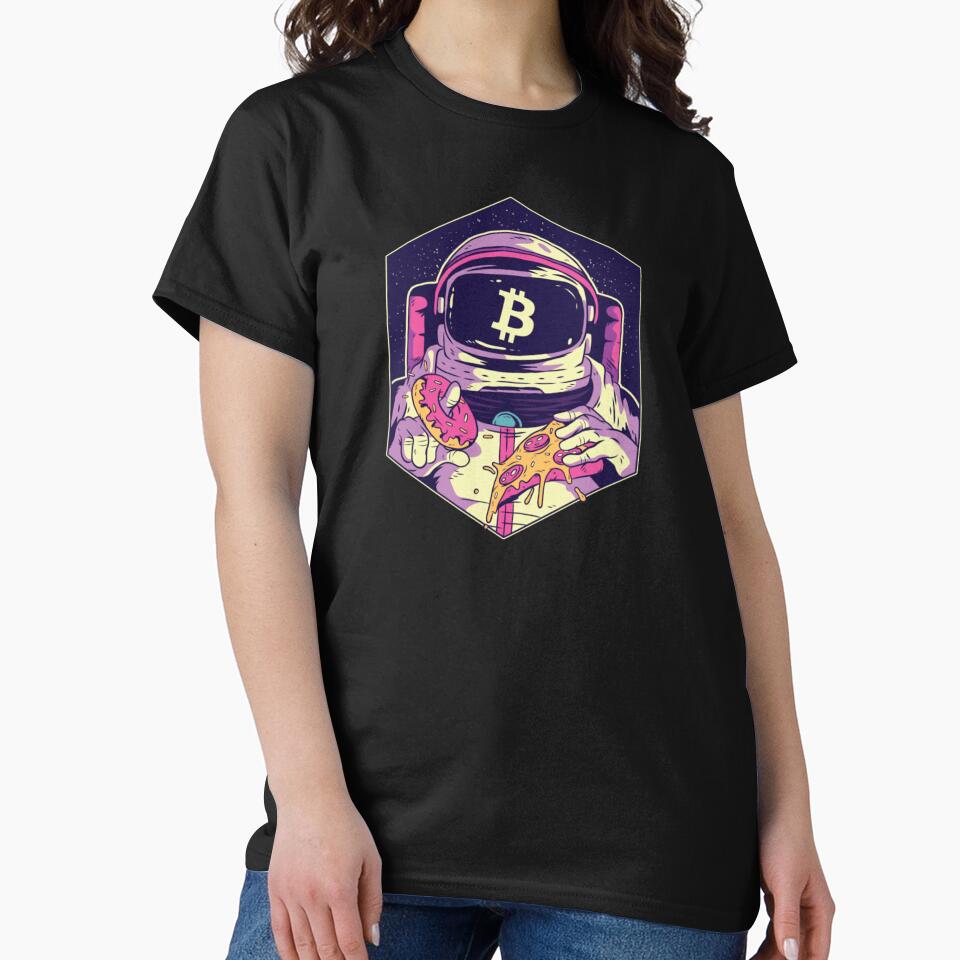 Funny Moon Bitcoin Astronaut by Jacinto-Duke-32 T-Shirts, Hoodie, Sweatshirt | BlankRebels.com (Image 2)
