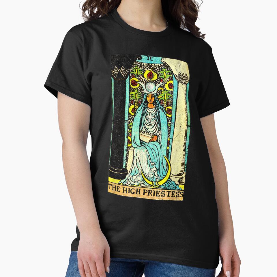Tarot Card The High Priestess by Jill-Rangel-779 T-Shirts, Hoodie, Sweatshirt | BlankRebels.com (Image 2)