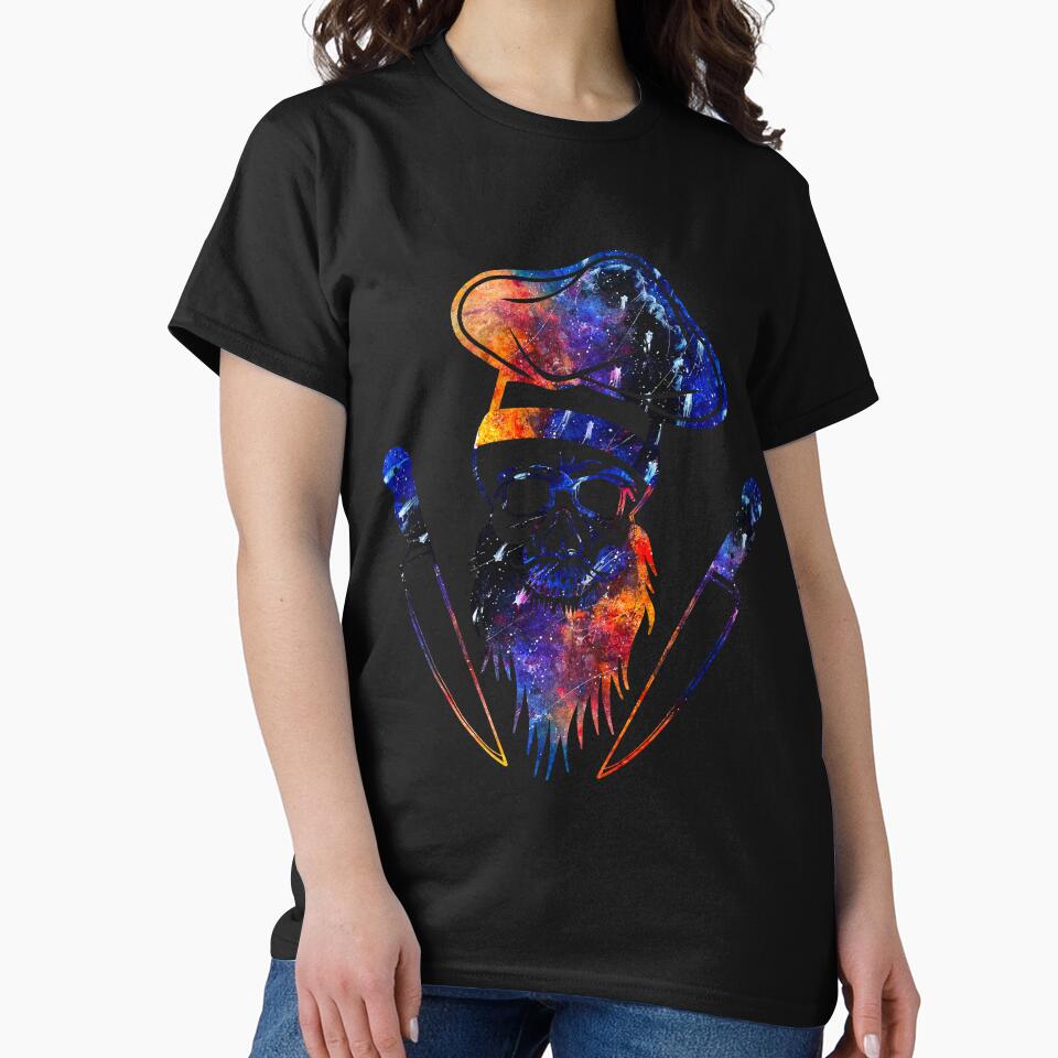 Universe soul spirit crazy Chef beard skull by TitaCris T-Shirts, Hoodie, Sweatshirt | BlankRebels.com (Image 2)