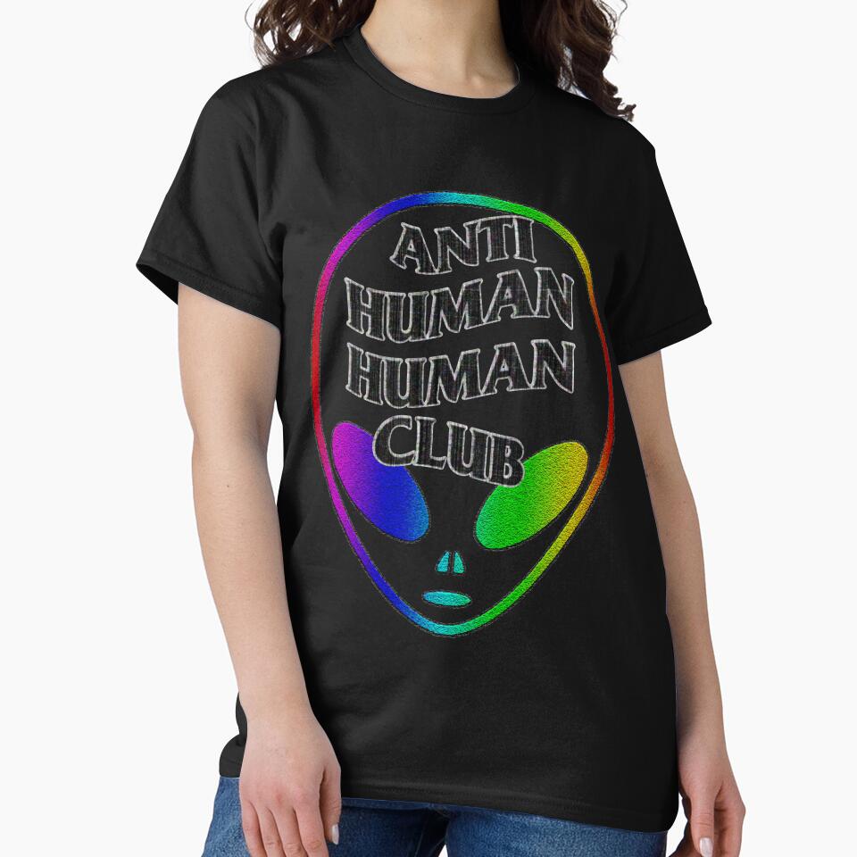ANTI HUMAN HUMAN CLUB by nossamsh T-Shirts, Hoodie, Sweatshirt | BlankRebels.com (Image 2)
