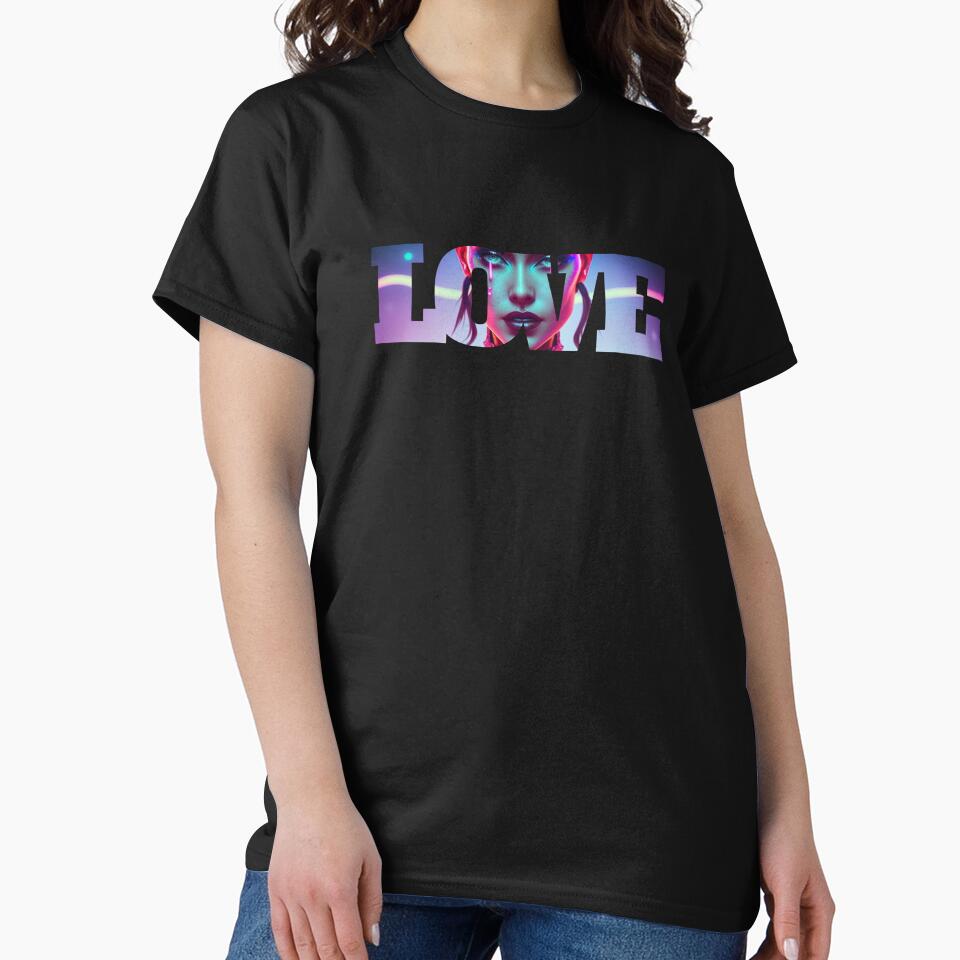 LOVE DJ Girl by badbug T-Shirts, Hoodie, Sweatshirt | BlankRebels.com (Image 2)