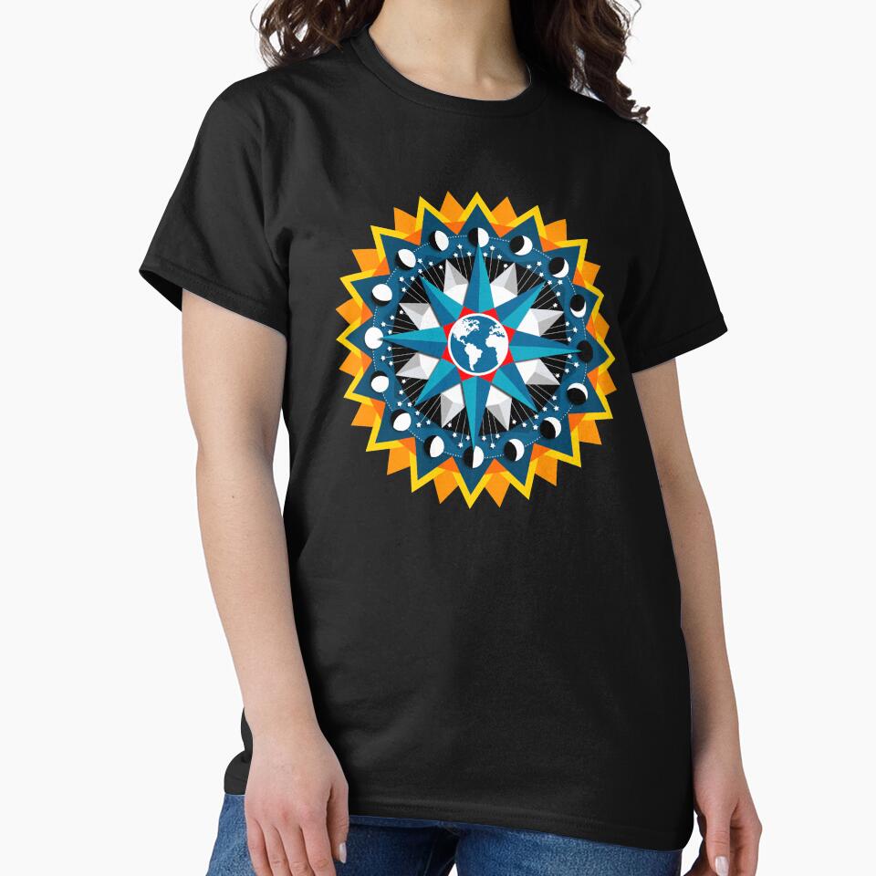 Moon Phase Compass by Lorenzo Salazar T-Shirts, Hoodie, Sweatshirt | BlankRebels.com (Image 2)