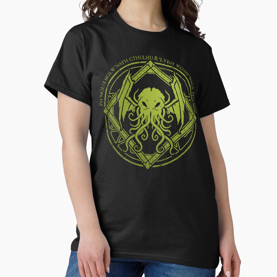 Cthulhu - Lovecraft - Chant design by zachholmbergart T-Shirts, Hoodie, Sweatshirt | BlankRebels.com (Image 2)