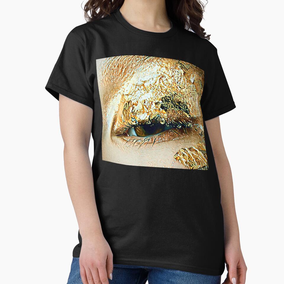 Golden Eye (Eye With Gold Flakes) by UniqueDeignz T-Shirts, Hoodie, Sweatshirt | BlankRebels.com (Image 2)