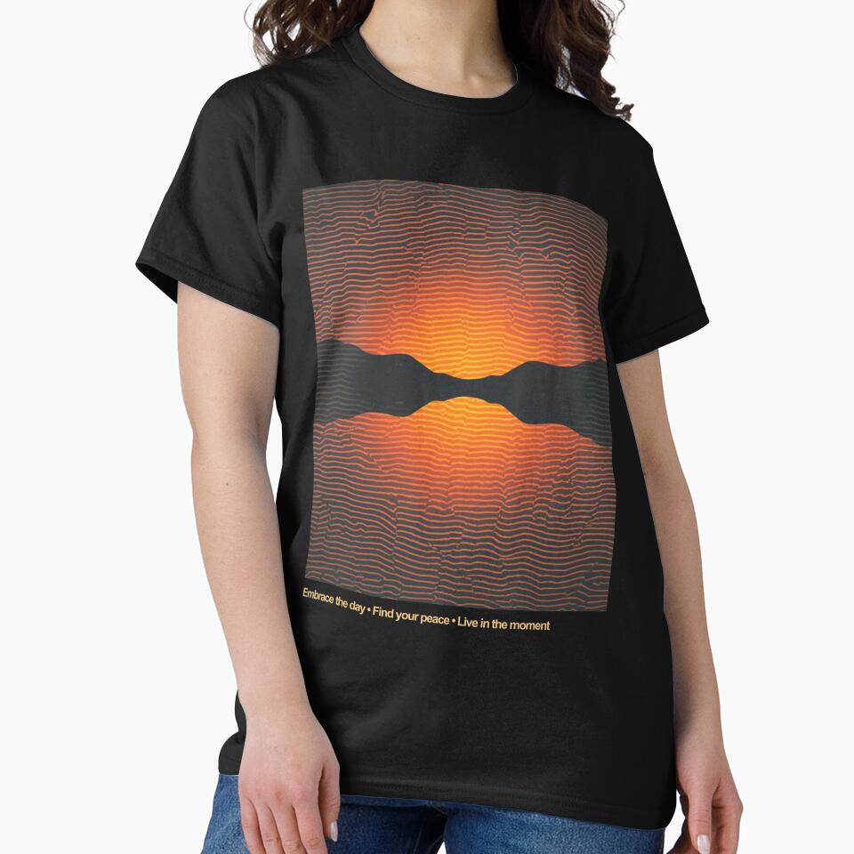 Line Art Sunset by annblessen T-Shirts, Hoodie, Sweatshirt | BlankRebels.com (Image 2)