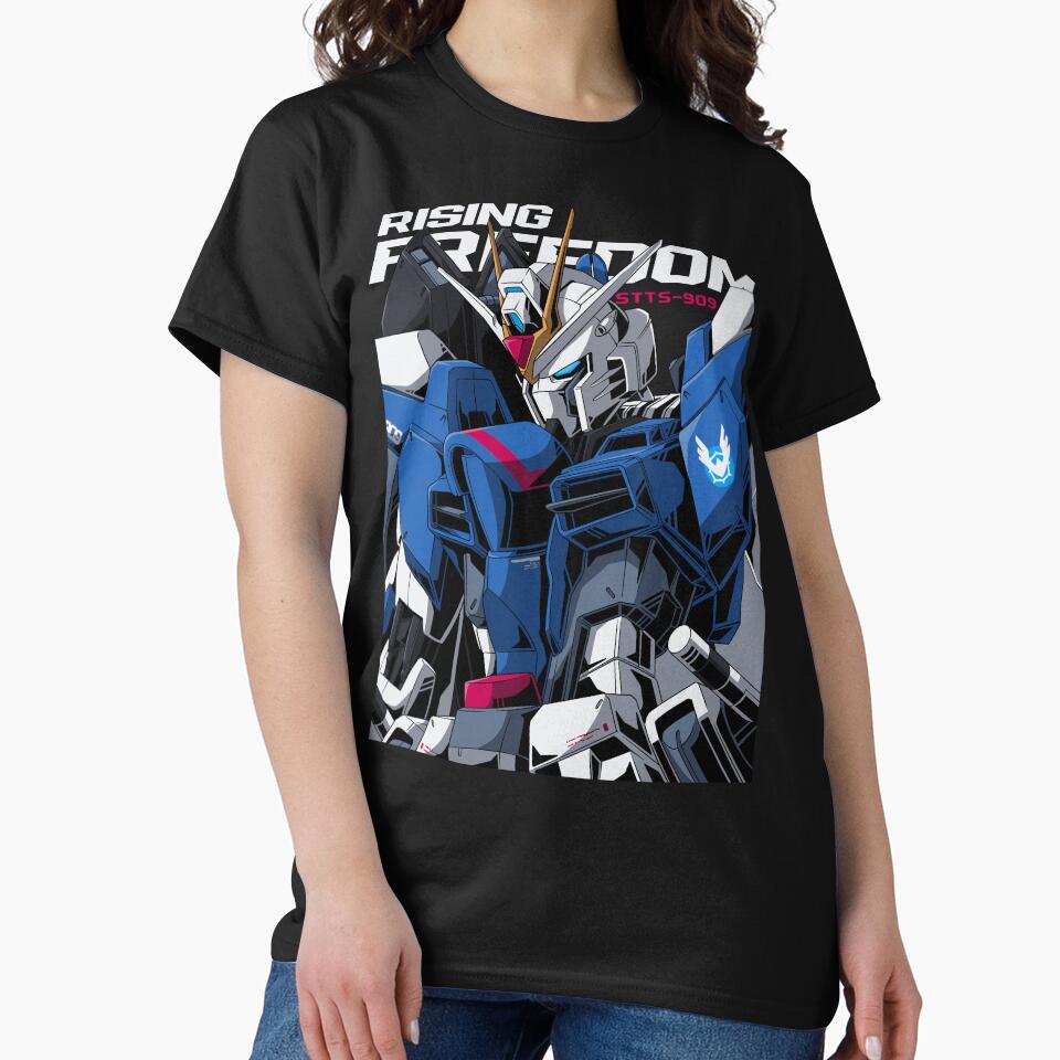Gundam Rising Freedom by moncrath T-Shirts, Hoodie, Sweatshirt | BlankRebels.com (Image 2)
