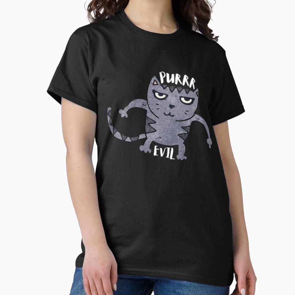 NAUGHTY CAT | PURRR EVIL by PSYNOVA T-Shirts, Hoodie, Sweatshirt | BlankRebels.com (Image 2)