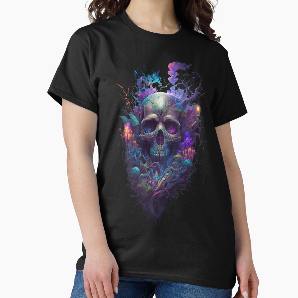 Dark Academia Skull by MANGA Crusade T-Shirts, Hoodie, Sweatshirt | BlankRebels.com (Image 2)