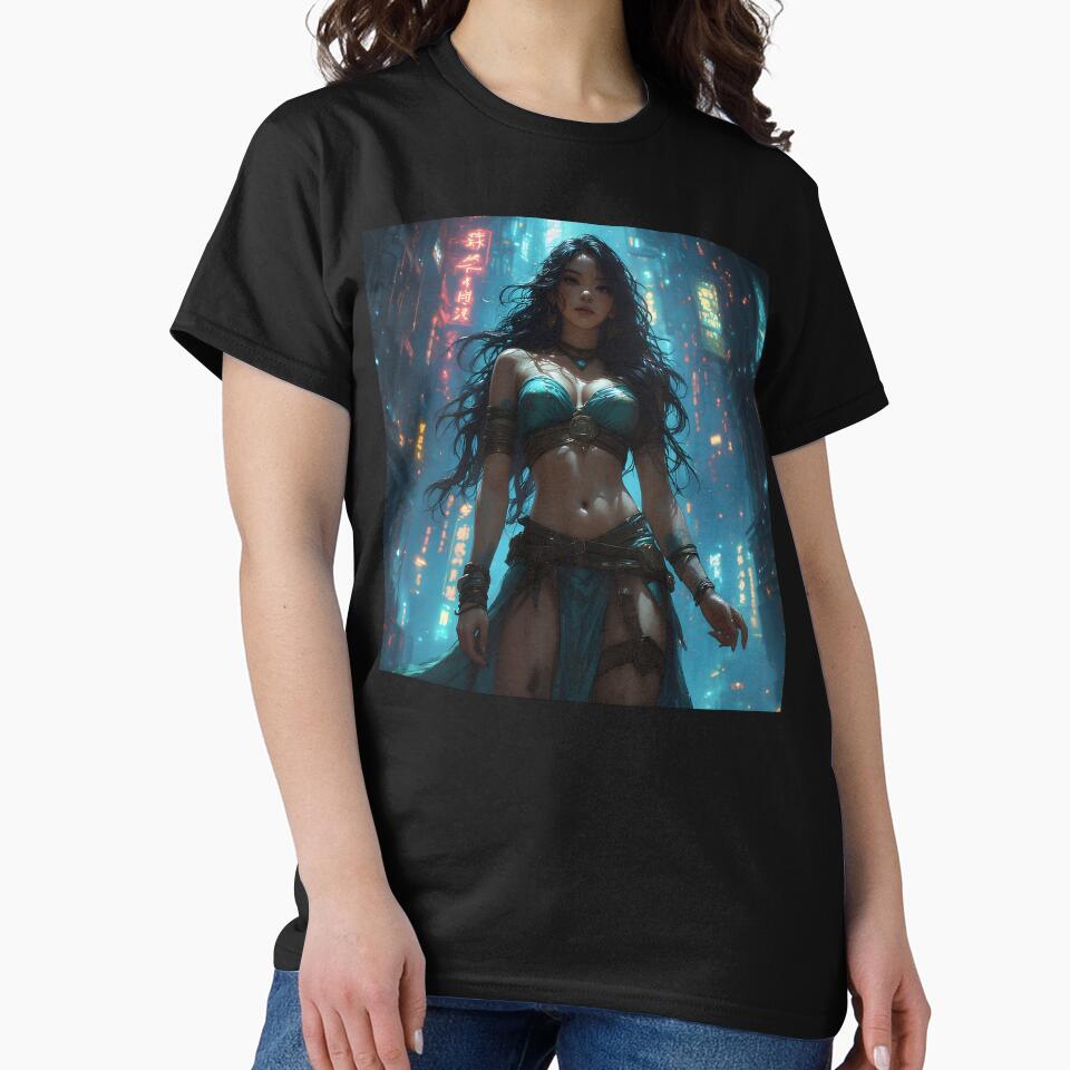 Cyberpunk Asian Neon City T-Shirts, Hoodie, Sweatshirt