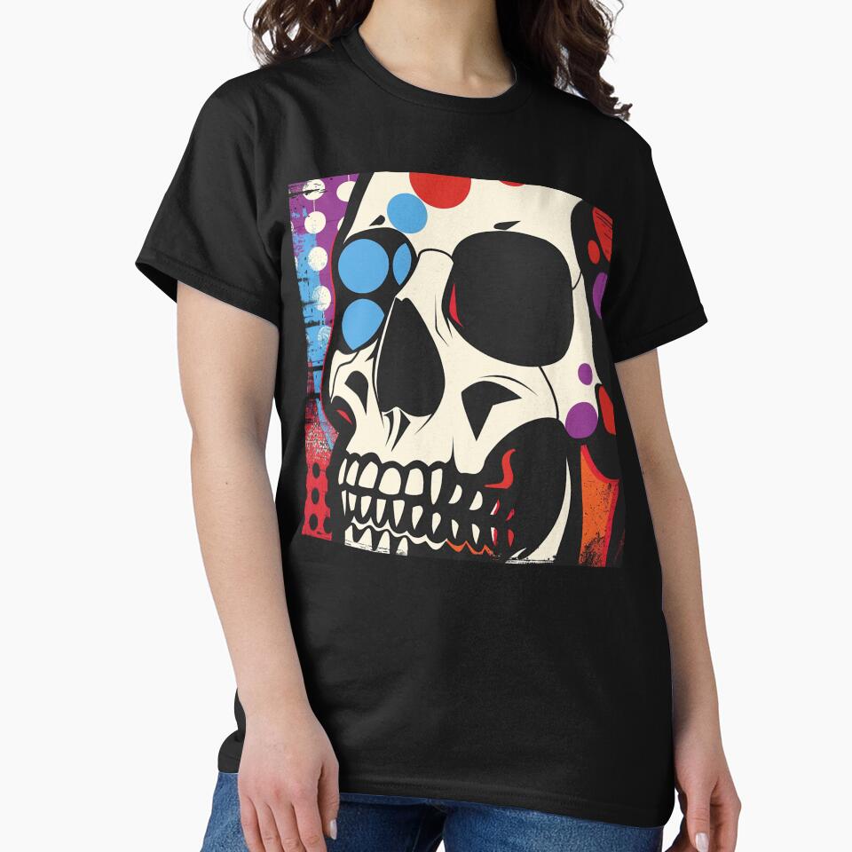 A MINIMAL POP ART SKULL by infinitearte T-Shirts, Hoodie, Sweatshirt | BlankRebels.com (Image 2)