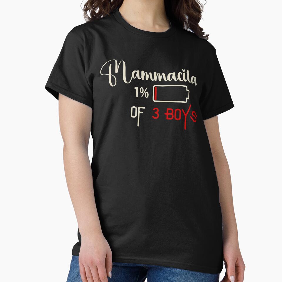 Mammacita of 3 Boys by justie1977 T-Shirts, Hoodie, Sweatshirt | BlankRebels.com (Image 2)