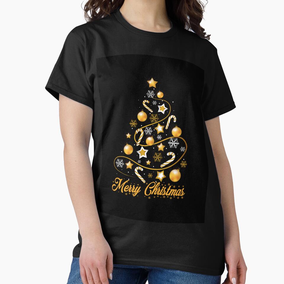 Merry Christmas Tree - Christmas Day by Delandor T-Shirts, Hoodie, Sweatshirt | BlankRebels.com (Image 2)