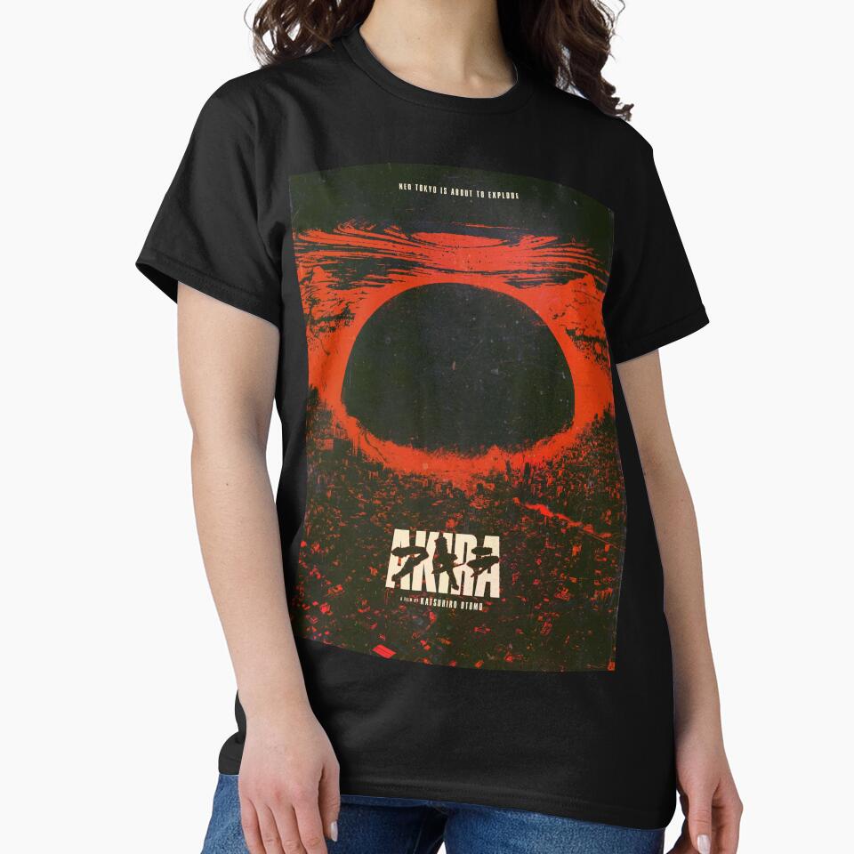Akira cyberpunk city explosion poster red by Neromancer T-Shirts, Hoodie, Sweatshirt | BlankRebels.com (Image 2)