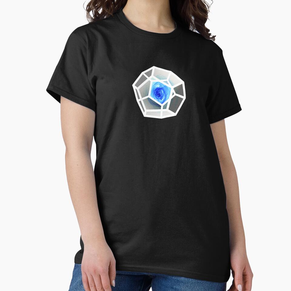 Copy of Galaxy space geometry concept: Platonic solid - 4 by Blacklinesw9 T-Shirts, Hoodie, Sweatshirt (Image 2)